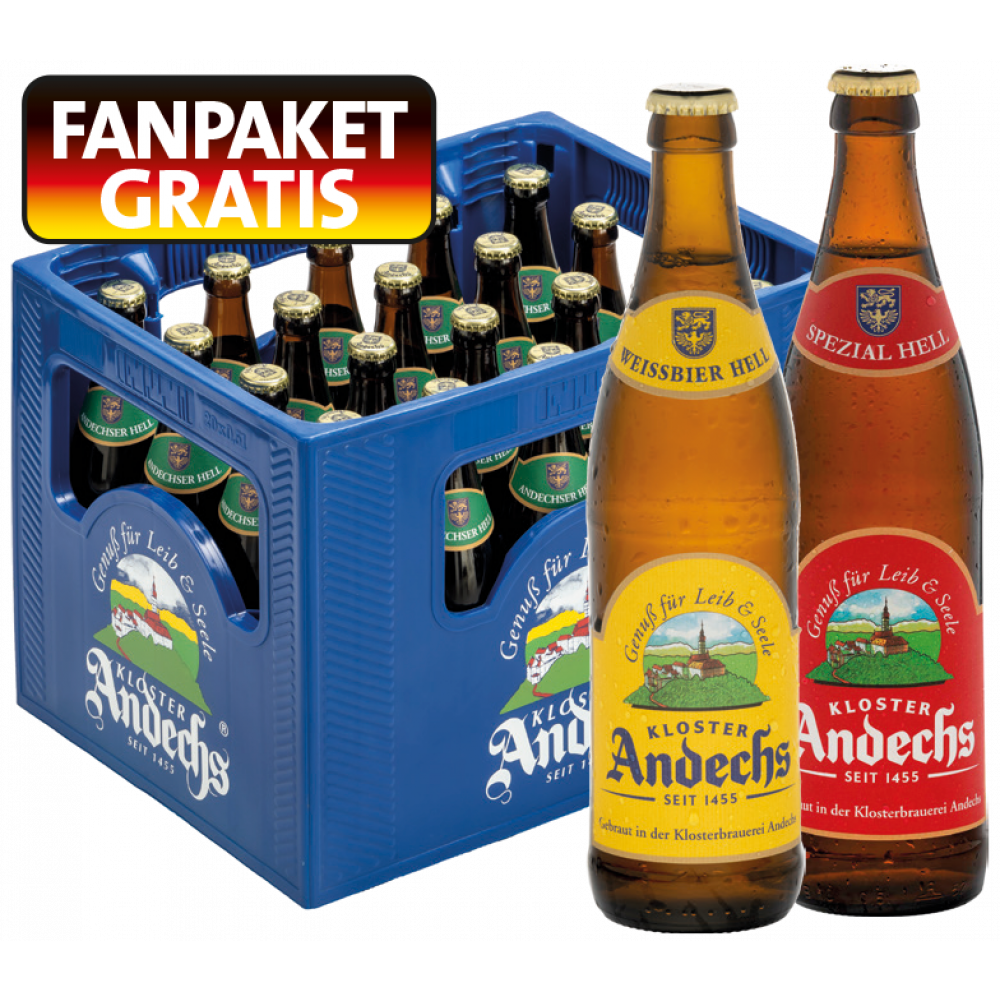 Andechser + Gratis 1x Fanpaket