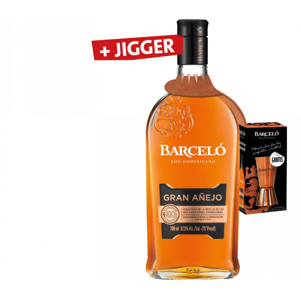 Ron Barceló Gran Anejo Rum + Gratis Jigger