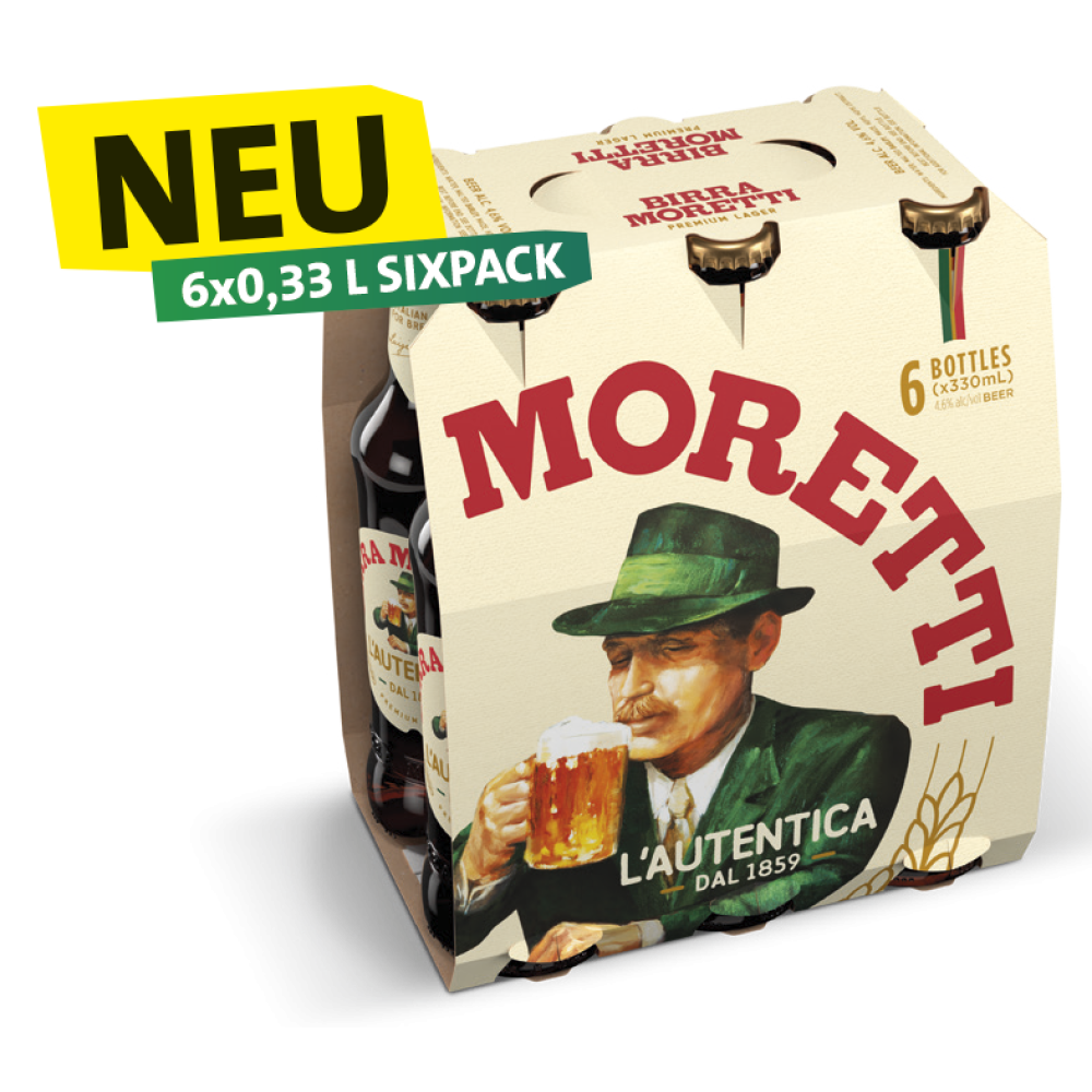 Birra Moretti Neu: 6x0,33l