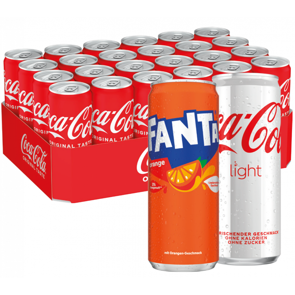 Coca Cola, Fanta - 24 Dosen