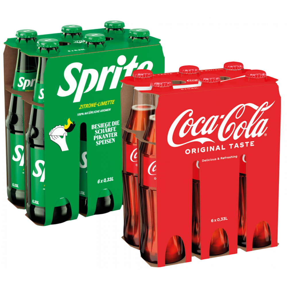 Coca Cola, Fanta, Mezzo Mix, Sprite