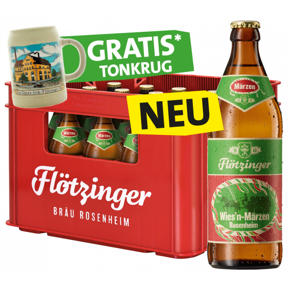 Neu: Flötzinger Wies`n Märzen + Gratis Tonkrug