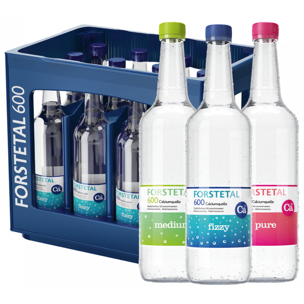 Forstetal Mineralwasser 600 Glas