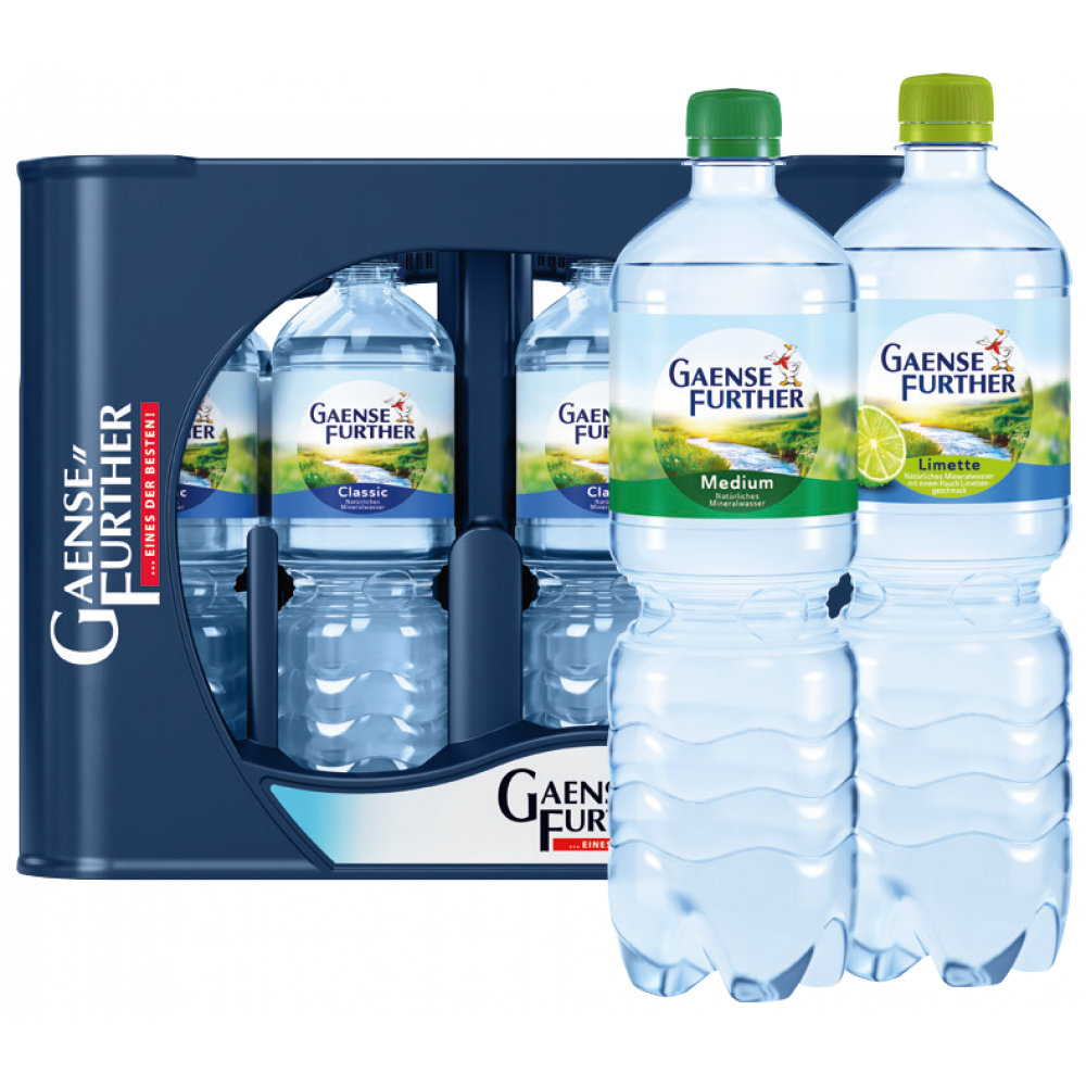 Gaensefurther Schloss Quelle Mineralwasser - 1 Kasten
