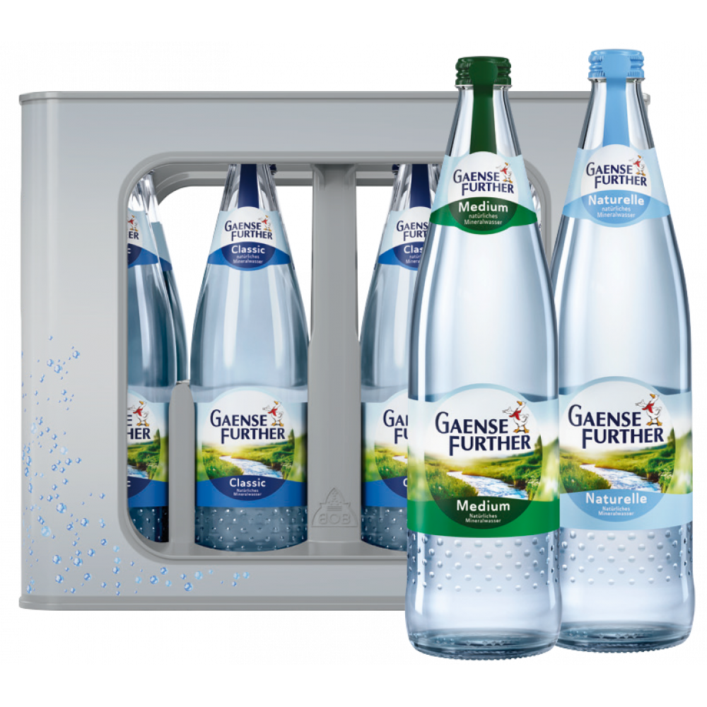 Gaensefuther Mineralwasser Glas