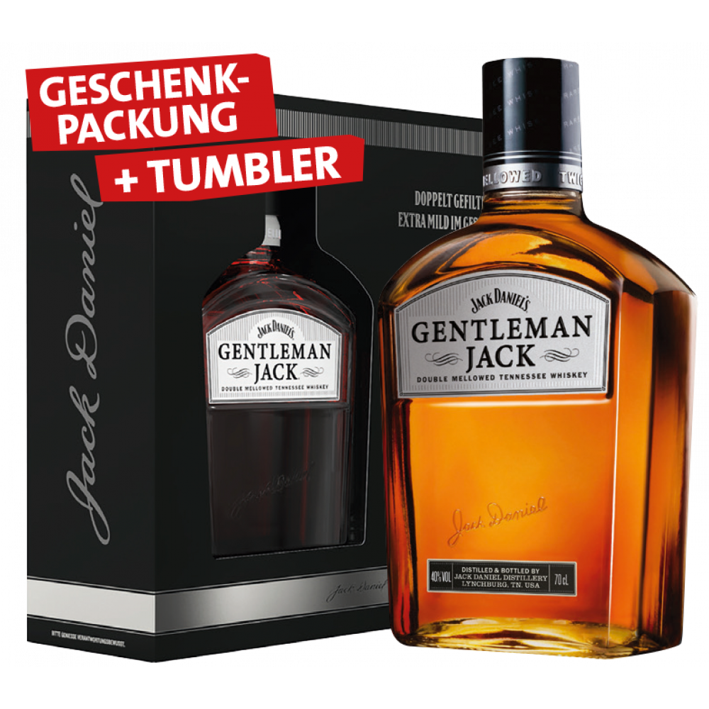 Gentleman Jack Whiskey + Gratis Tumbler