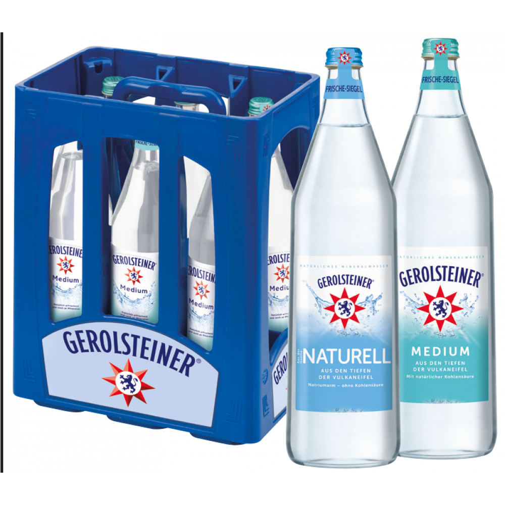 Gerolsteiner Mineralwasser Glas