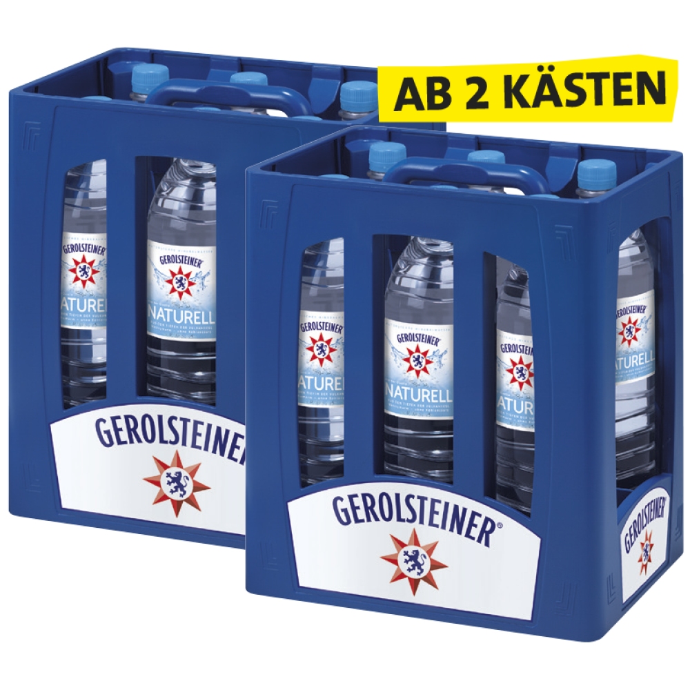 Gerolsteiner Mineralwasser Naturell - 2 Kästen