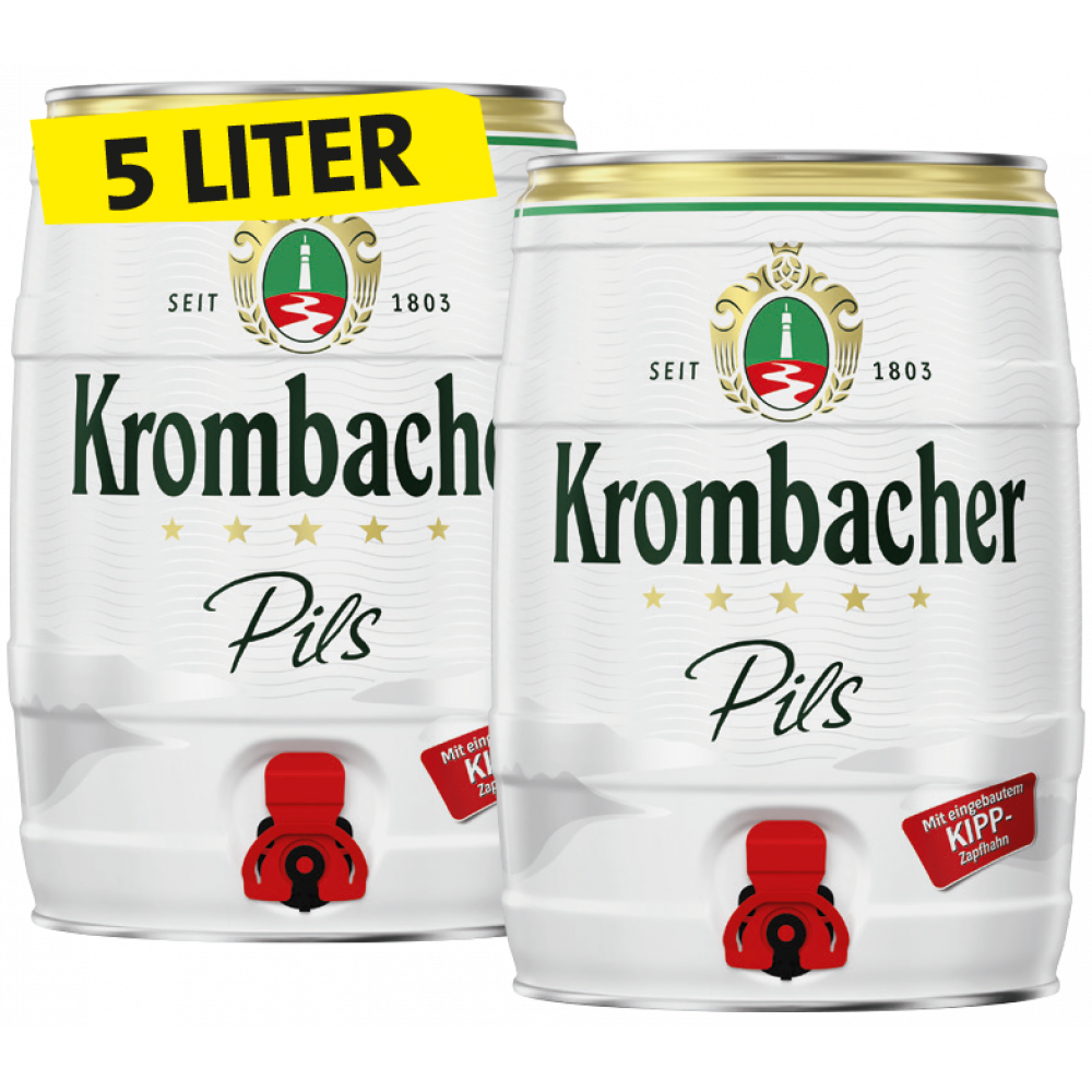 Krombacher Pils - 2 Partyfässer