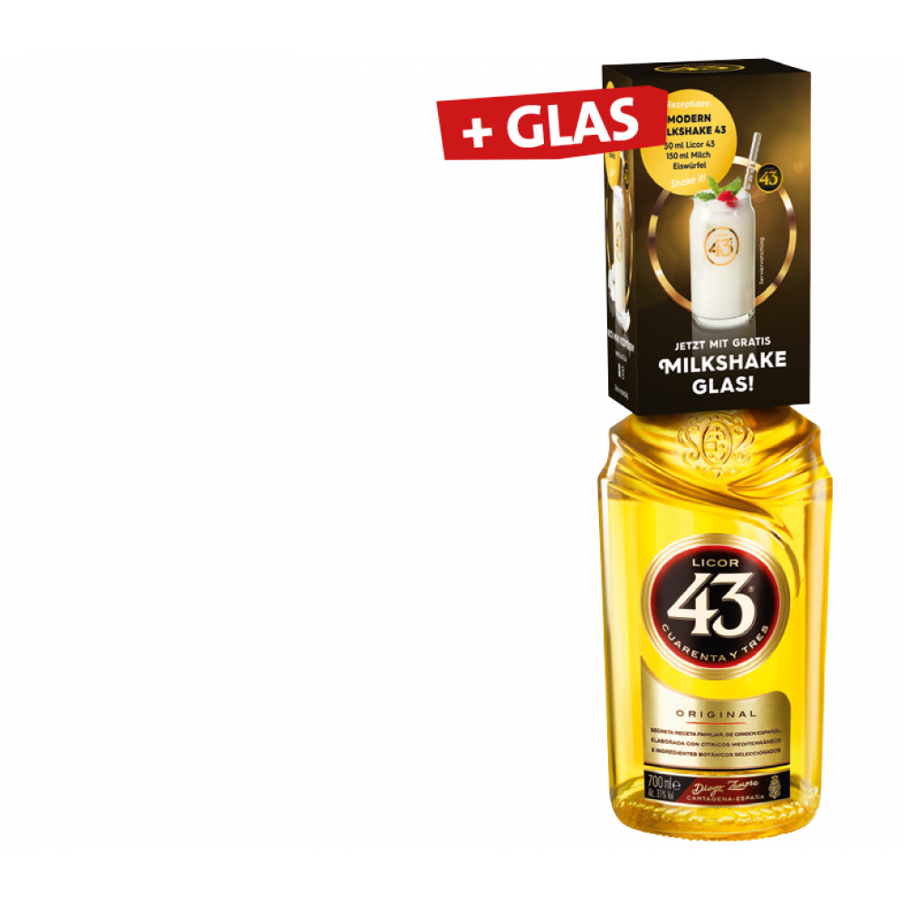 Licor 43 + Gratis 1x Glas