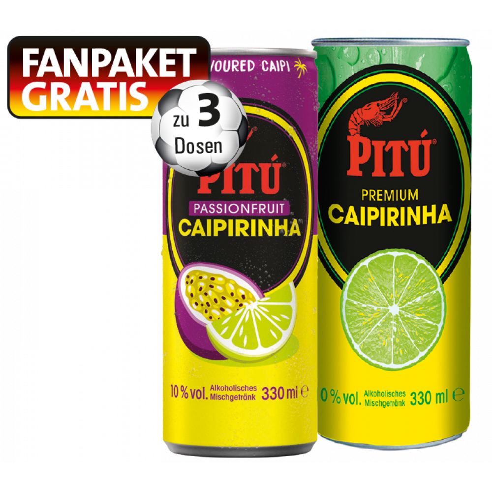 Pitu Dose + beim Kauf von 3 Dosen 1x Gratis Fanpaket