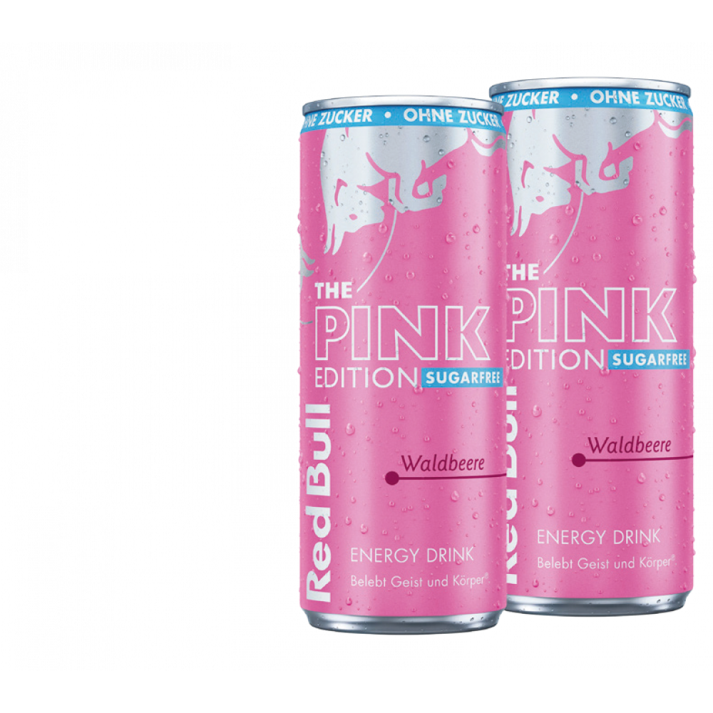 Red Bull Pink Edition Sugarfree Waldbeere Dose