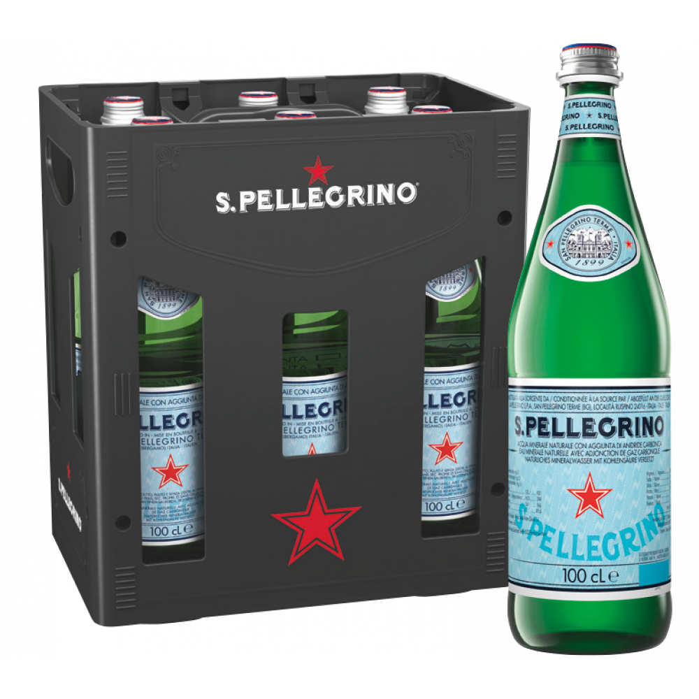S.Pellegrino Mineralwasser Suprema Glas