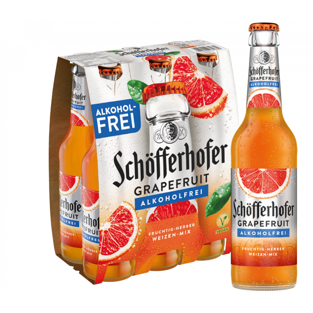 Schöfferhofer Weizen Grapefruit Alkoholfrei