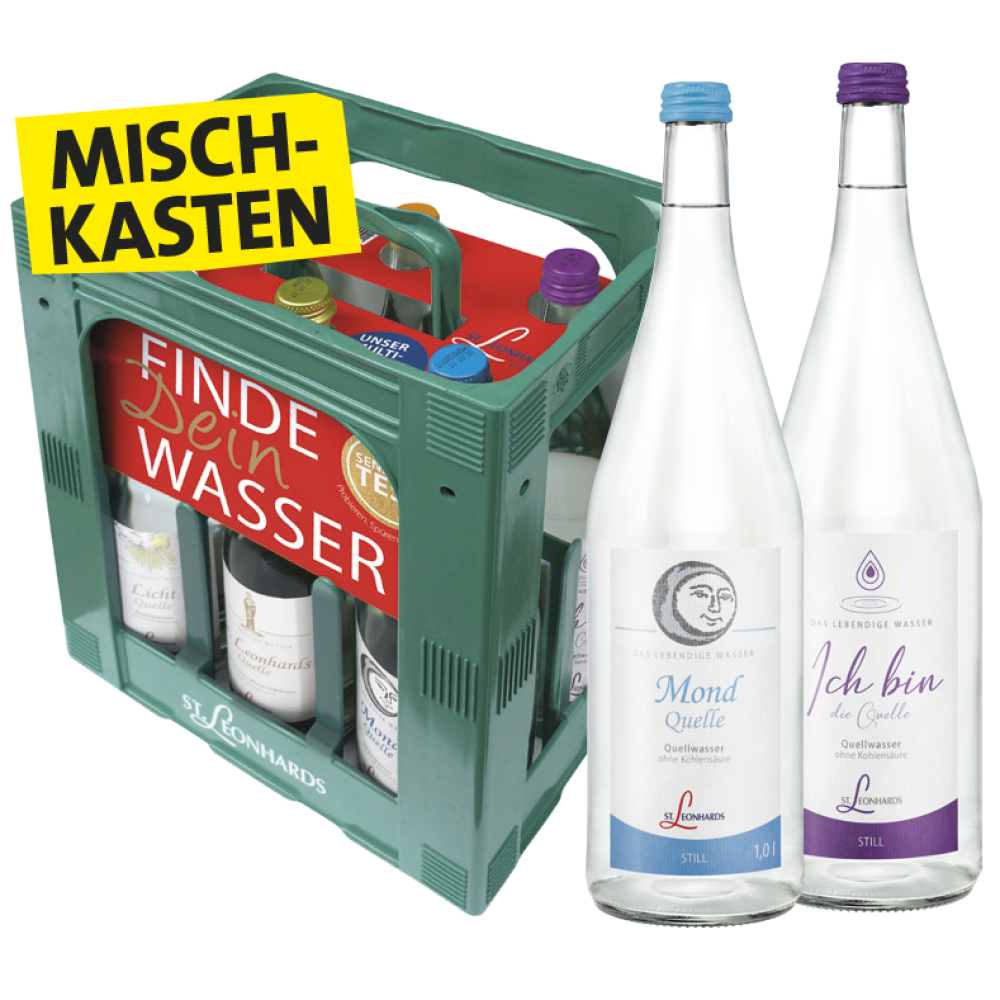 St. Leonhards Mineralwasser Multikasten Glas