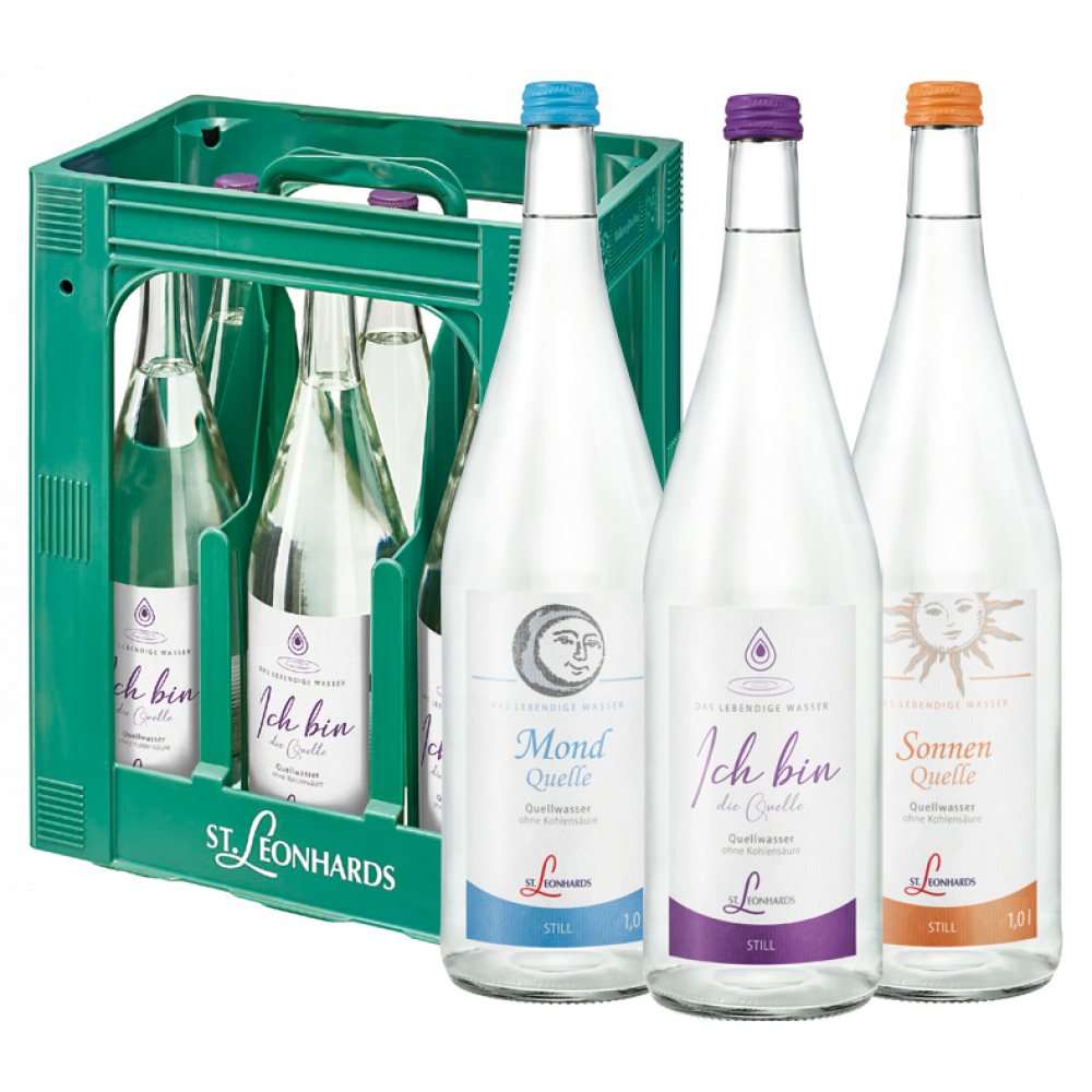 St. Leonhards Quelle Glas