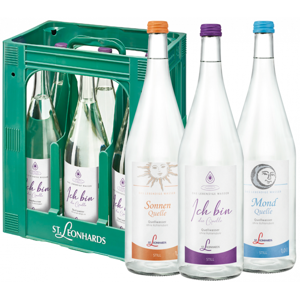 St. Leonhards Quelle Glas
