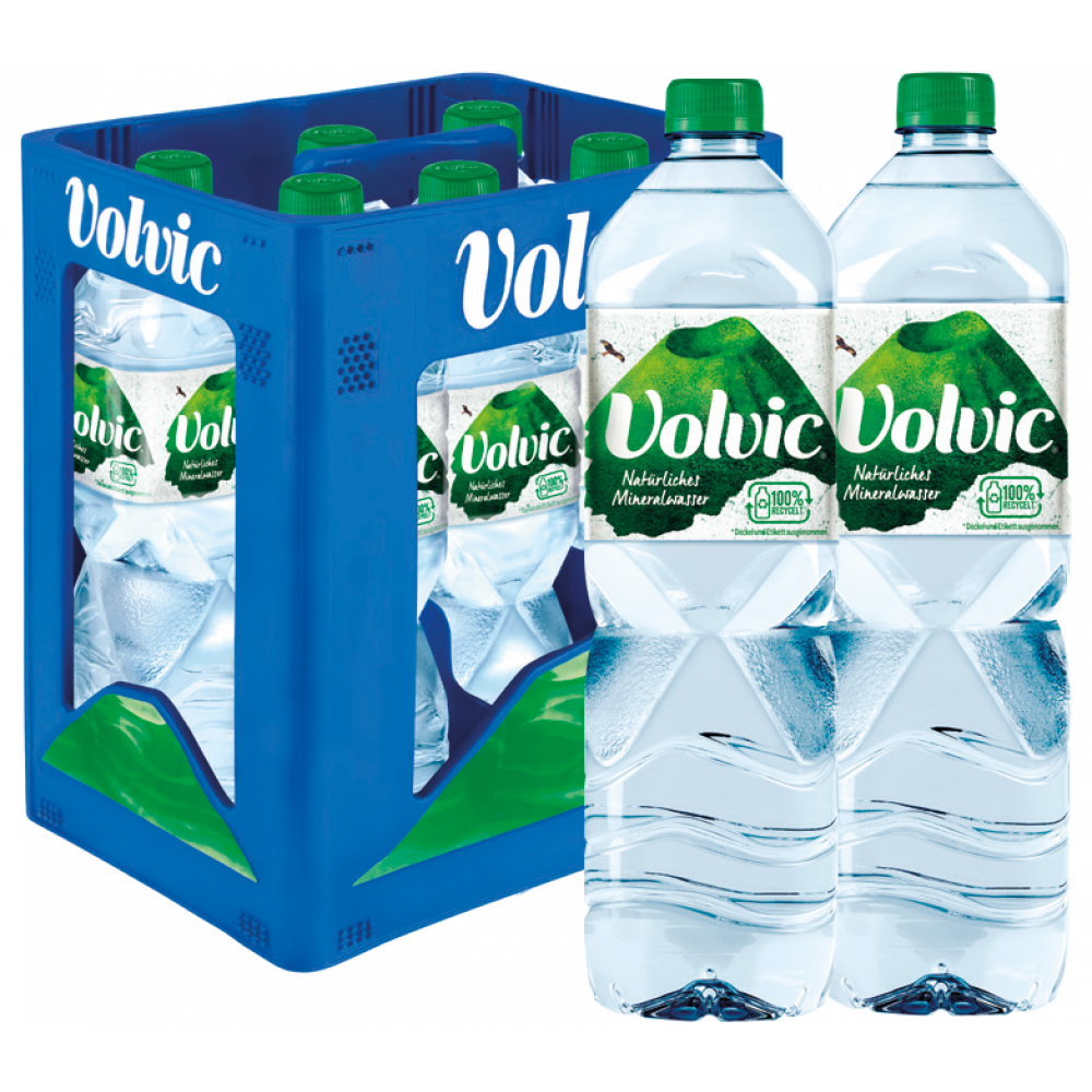 Volvic Mineralwasser Naturell
