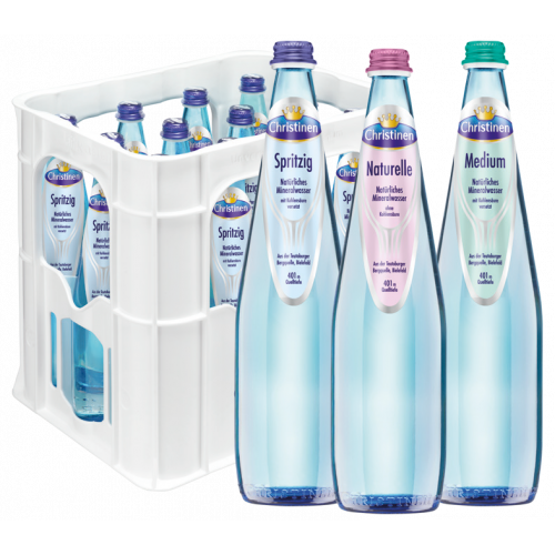 Christinen Mineralwasser Glas