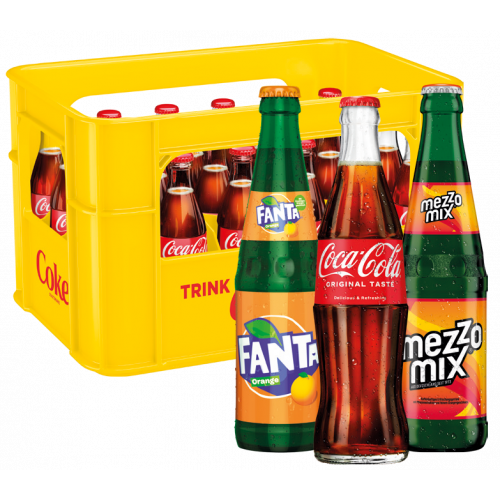 Coca Cola, Fanta, Sprite Glas
