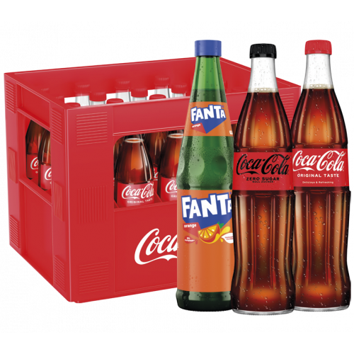 Coca Cola, Fanta Glas