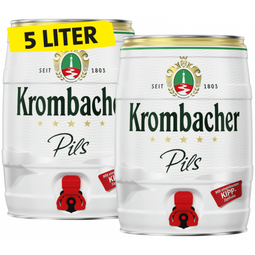 Krombacher Pils - 2 Partyfässer