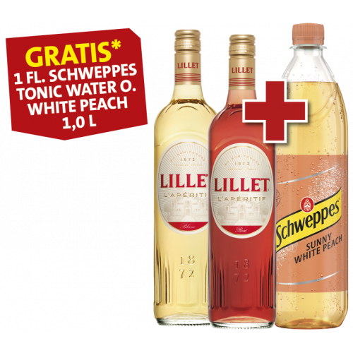 Lillet Zugabe 1 Fl. Schweppes 1,0l