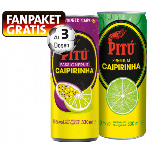 Pitu Dose + beim Kauf von 3 Dosen 1x Gratis Fanpaket