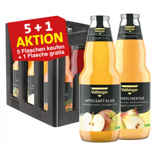 Vaihinger Saft - 5 Flaschen kaufen + 1 Flasche Gratis